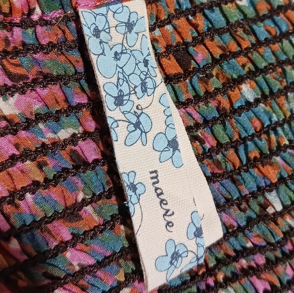 Maeve Confetti Whirl Silk Dress - Picture 8 of 10